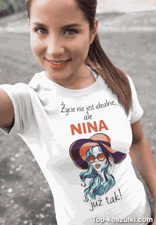 Śmieszna koszulka życie nie idealne z dowolnym imieniem