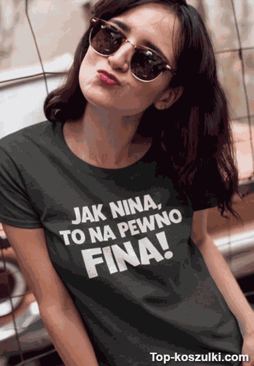 Śmieszna koszulka fina z dowolnym imieniem