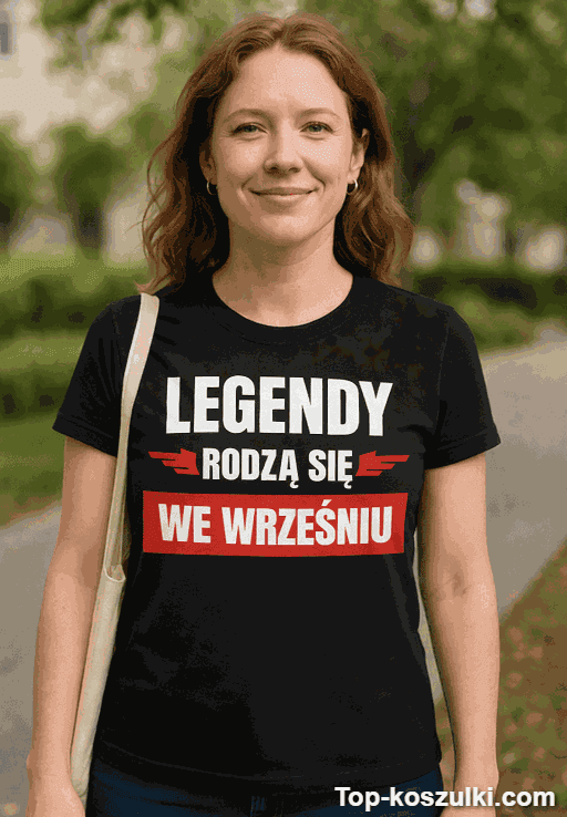 Śmieszna koszulka legendy z własnym miesiącem urodzenia