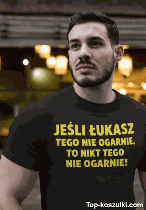 Śmieszna koszulka nie ogarnie z dowolnym imieniem
