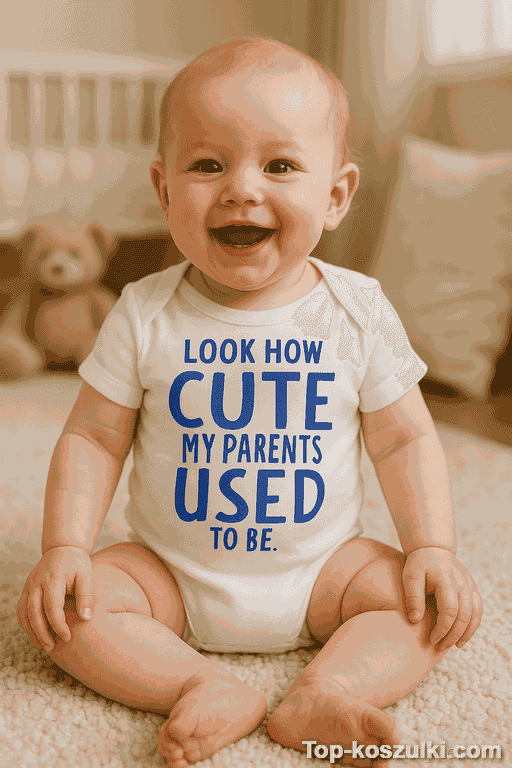 Śmieszne body niemowlęce Cute Parents