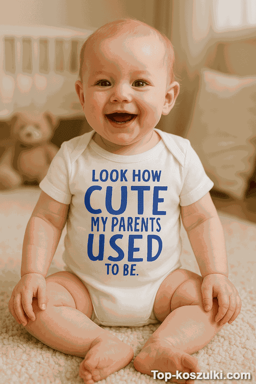 Śmieszne body niemowlęce Cute Parents