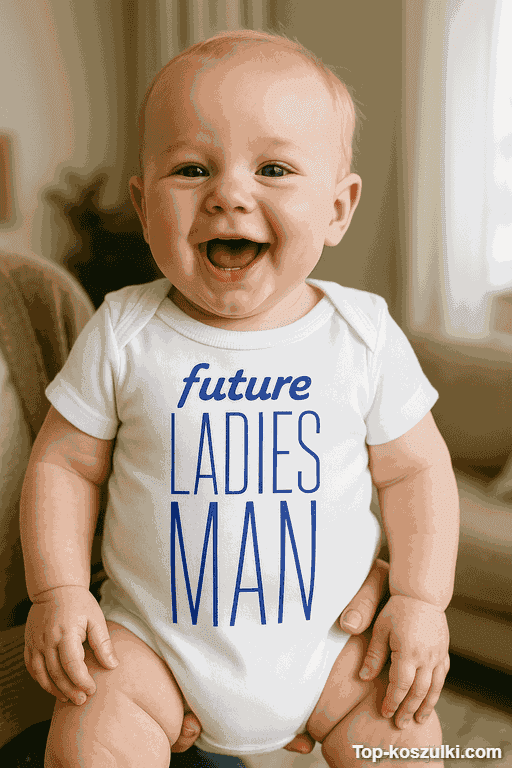Śmieszne body niemowlęce future Ladies Man
