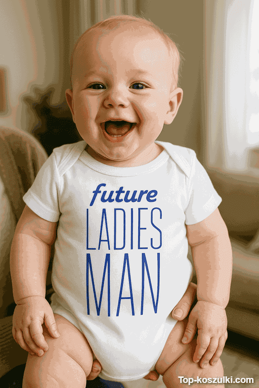 Śmieszne body niemowlęce future Ladies Man