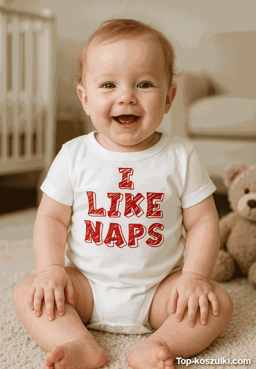 Śmieszne body niemowlęce I like naps