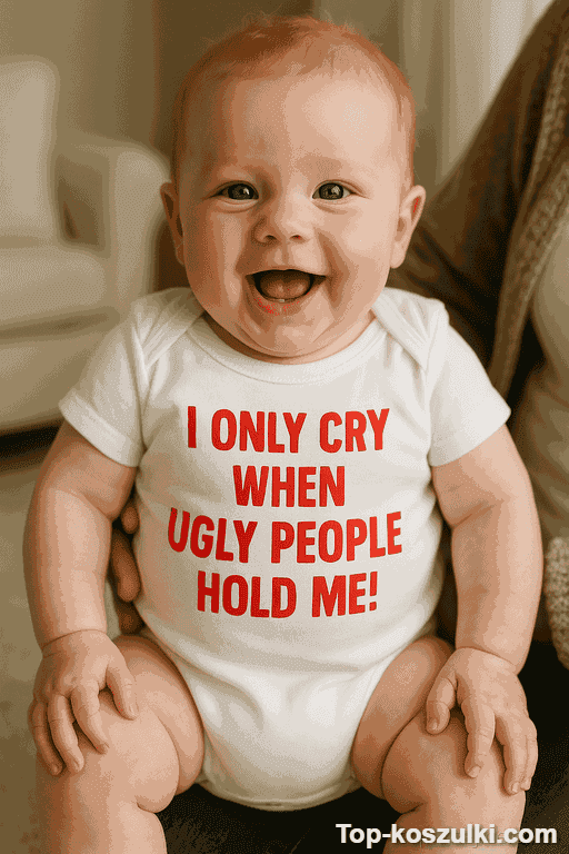 Śmieszne body niemowlęce I only cry