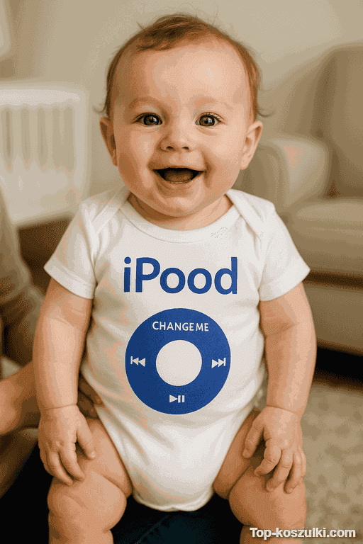 Śmieszne body niemowlęce iPood
