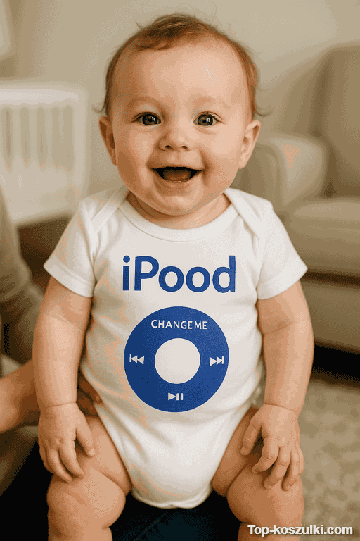 Śmieszne body niemowlęce iPood