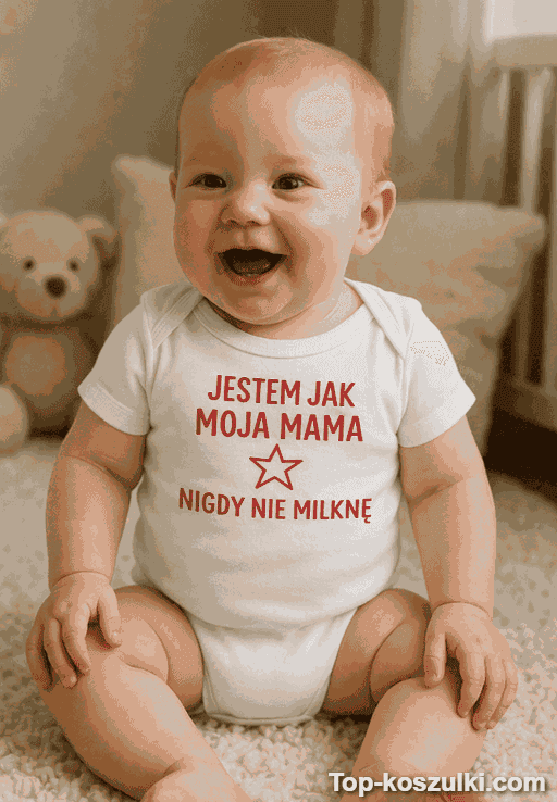 Śmieszne body niemowlęce jestem jak mama
