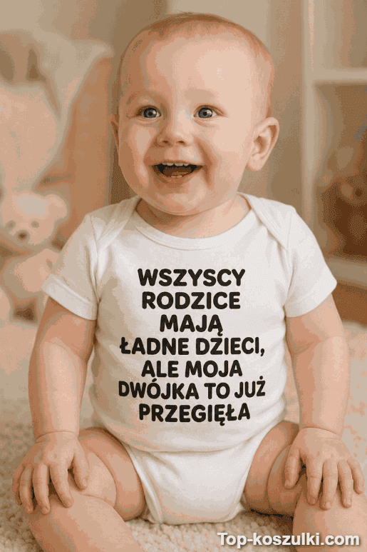 Śmieszne body niemowlęce ładne dzieci