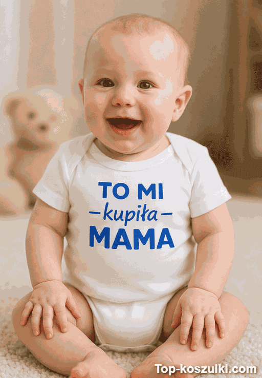 Śmieszne body niemowlęce to mi kupiła mama