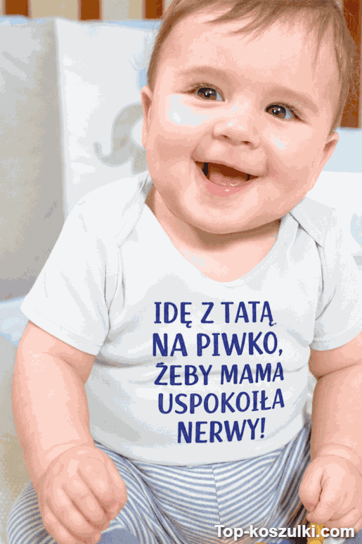 Śmieszne body z tatą na piwko