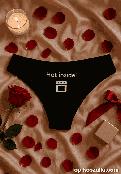 Śmieszne damskie majtki Hot Inside