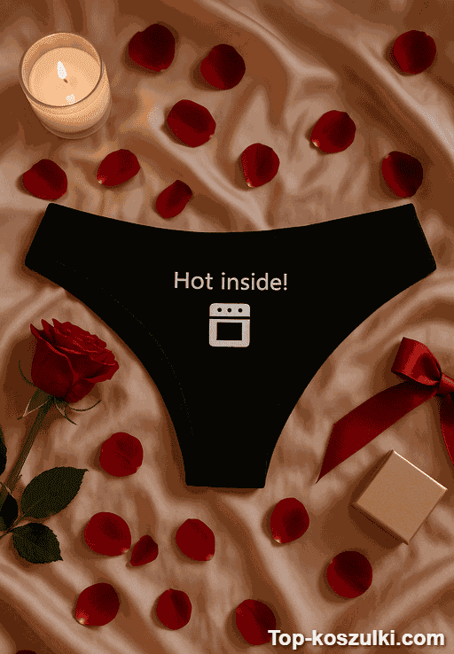 Śmieszne damskie majtki Hot Inside