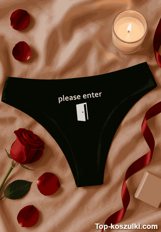 Śmieszne damskie majtki please enter