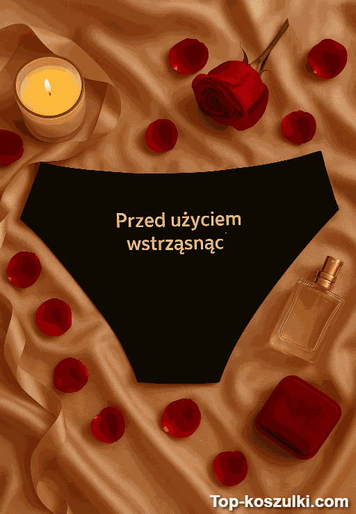 Śmieszne damskie majtki przed użyciem wstrząsnąć