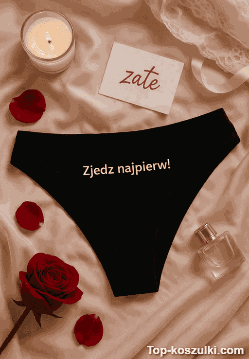 Śmieszne damskie majtki Zjedz najpierw