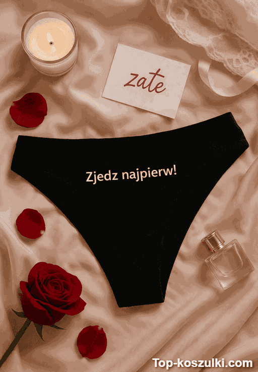 Śmieszne damskie majtki Zjedz najpierw