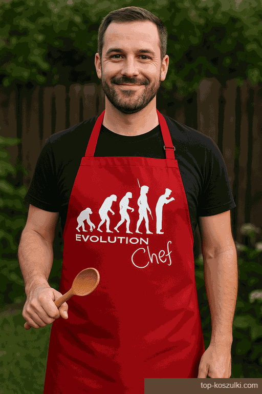 Śmieszny fartuch Evolution Chef