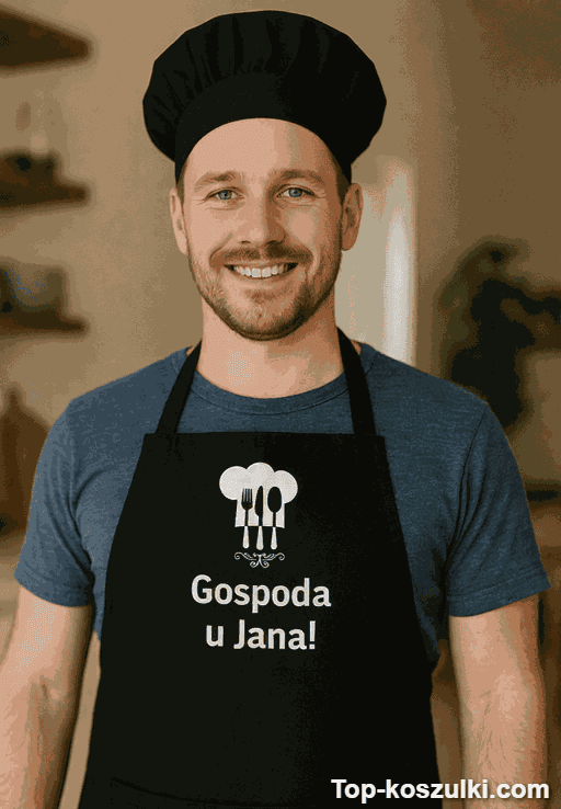 Śmieszny fartuch gospoda z imieniem