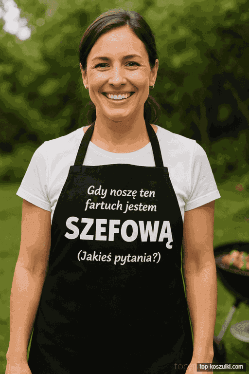 Śmieszny fartuch jestem szefową