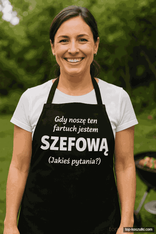 Śmieszny fartuch jestem szefową