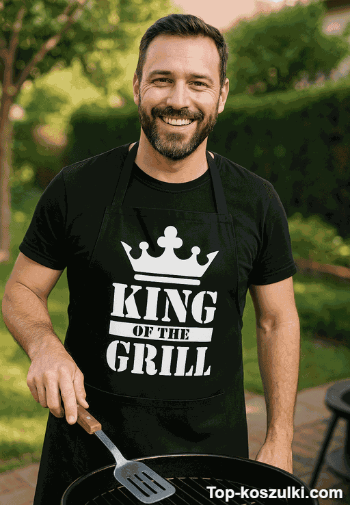 Śmieszny fartuch King of the Grill