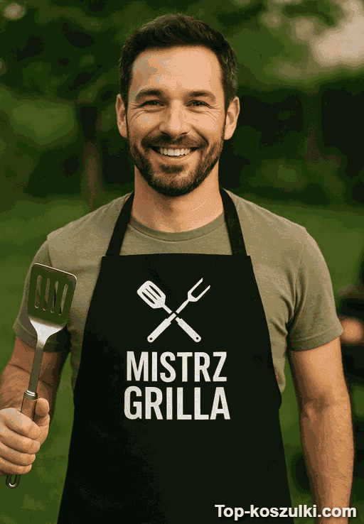 Śmieszny fartuch Mistrz Grilla