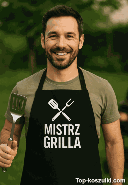 Śmieszny fartuch Mistrz Grilla
