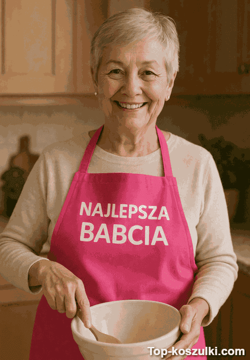 Śmieszny fartuch NAJ BABCIA