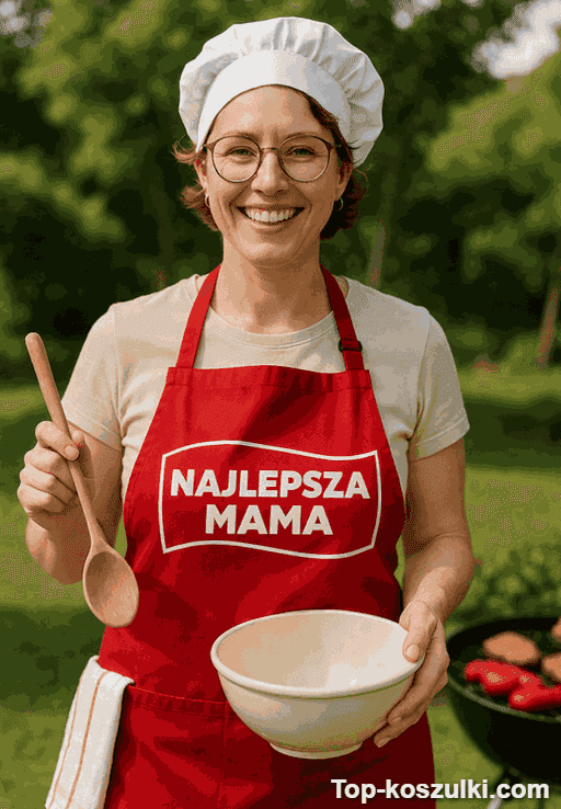 Śmieszny fartuch najlepsza mama