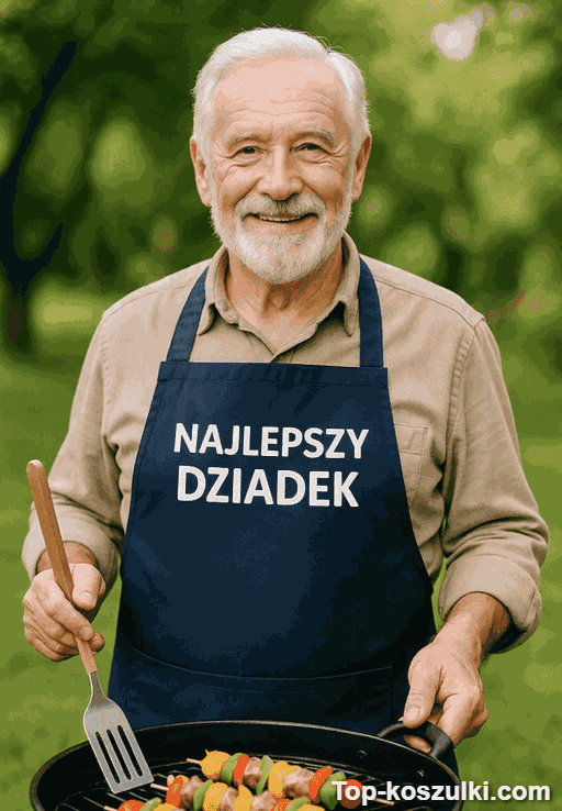 Śmieszny fartuch Najlepszy Dziadek