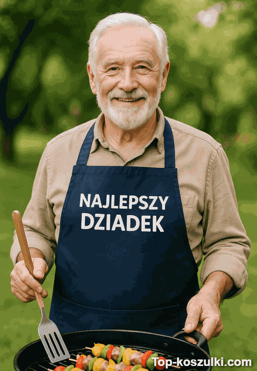 Śmieszny fartuch Najlepszy Dziadek
