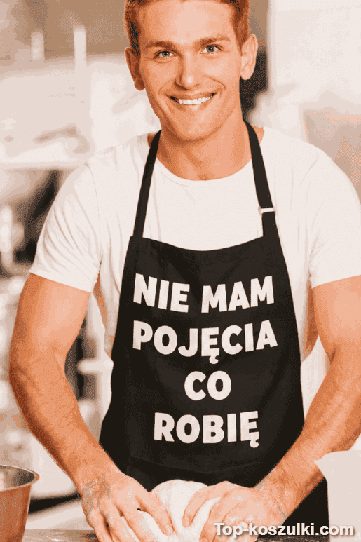 Śmieszny fartuch nie mam pojęcia co robię