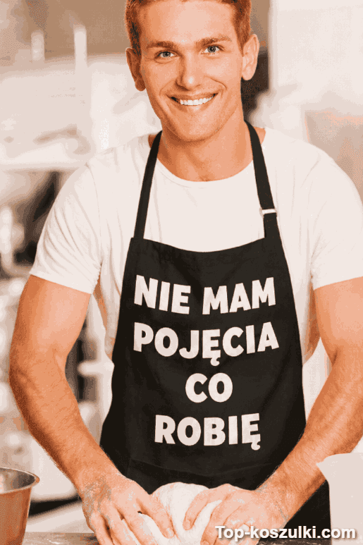 Śmieszny fartuch nie mam pojęcia co robię