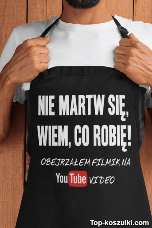 Śmieszny fartuch nie martw się wiem co robię