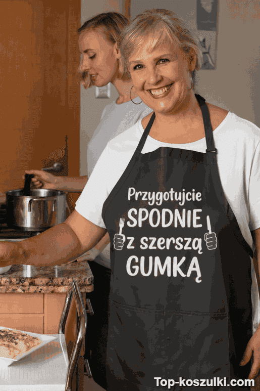 Śmieszny fartuch przygotujcie spodnie