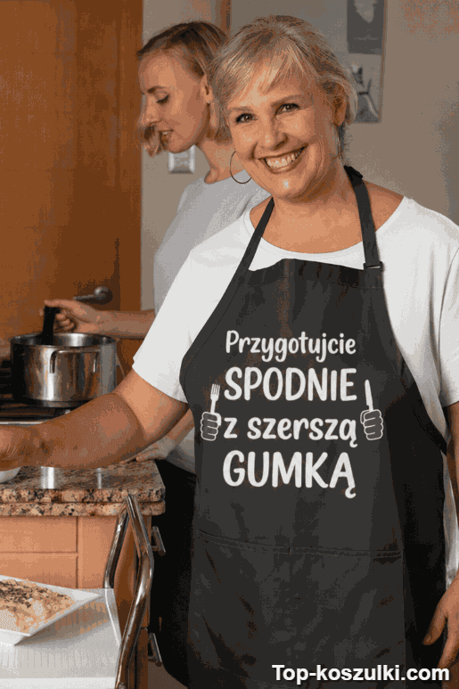 Śmieszny fartuch przygotujcie spodnie
