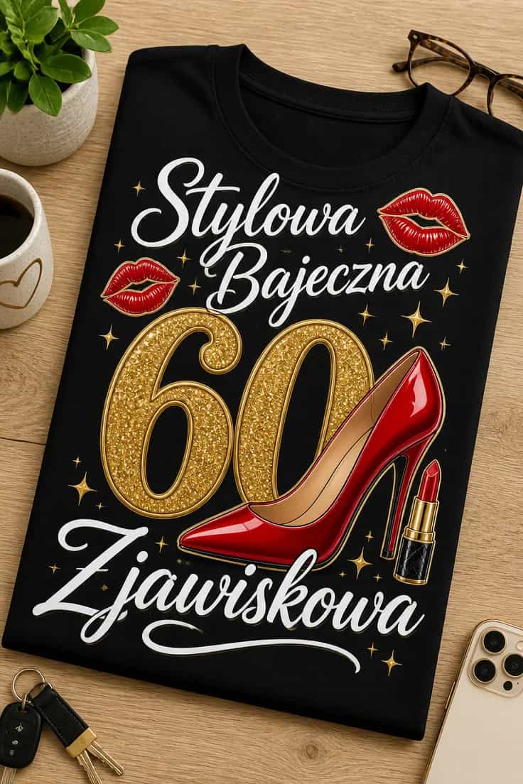 Koszulka stylowa bajeczna 60 zjawiskowa