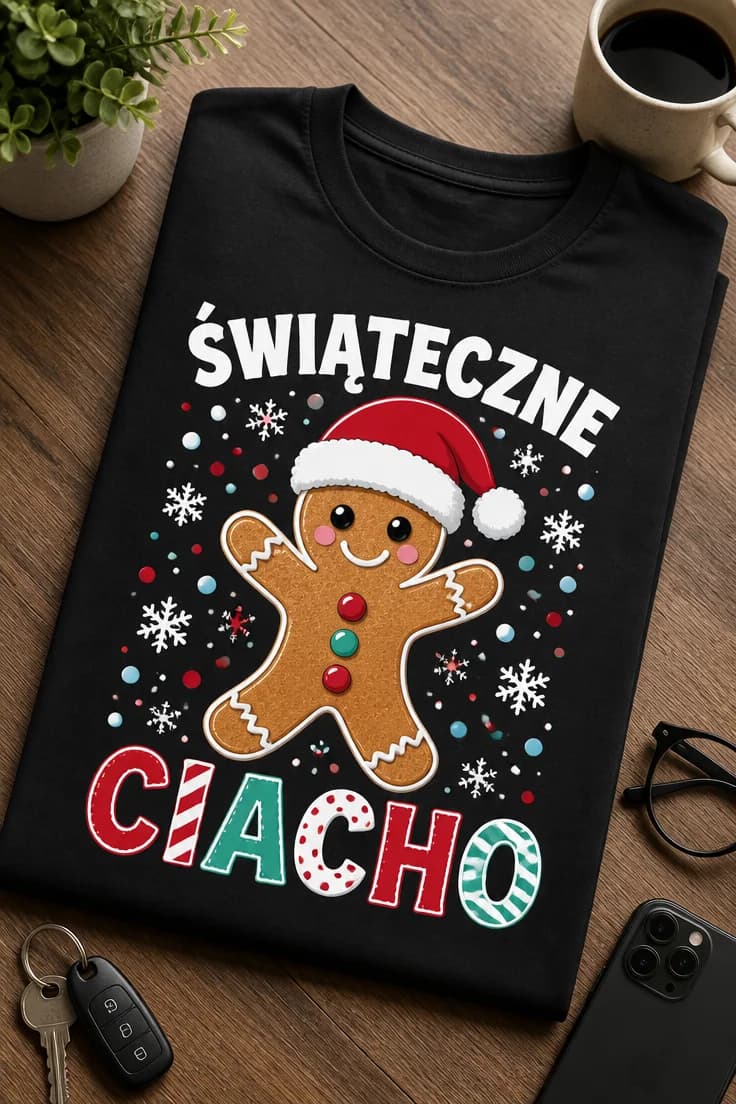 Koszulka świąteczne ciacho dla miłośniczki żartów