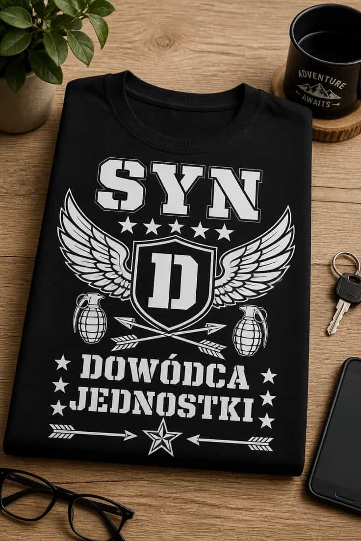 Koszulka dla syna – Syn Dowódca Jednostki