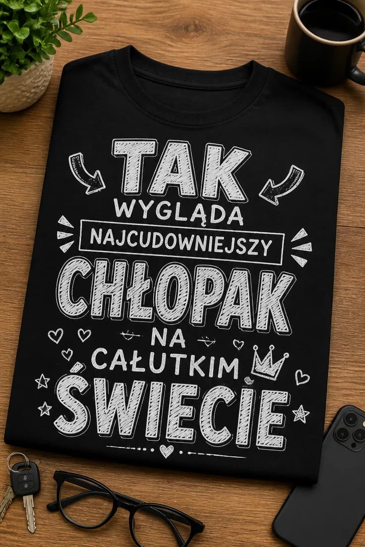 Koszulka najcudowniejszy chłopak na świecie