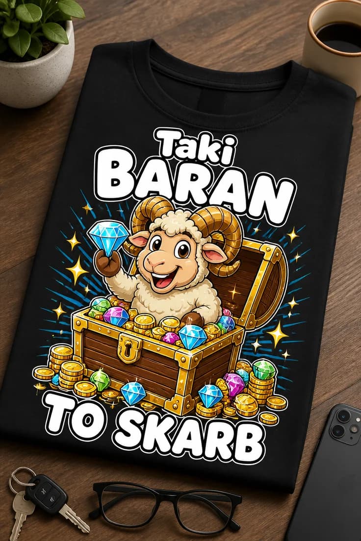 Koszulka dla męża – Taki Baran To Skarb