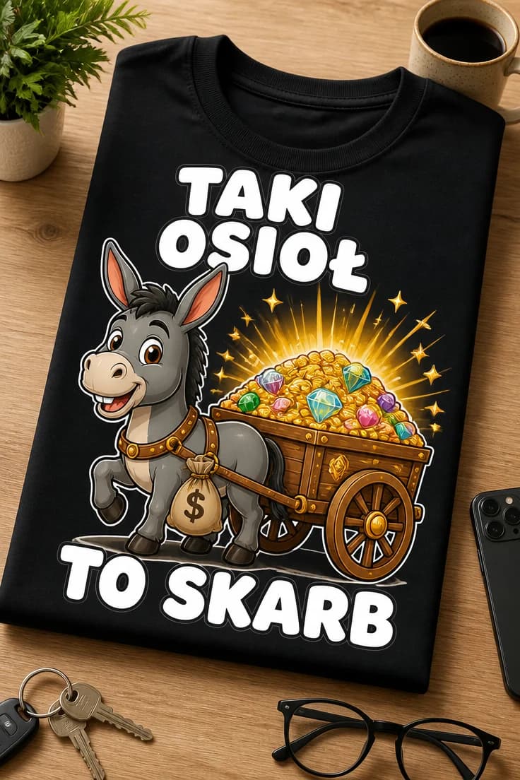 Koszulka dla męża – Taki Osioł To Skarb