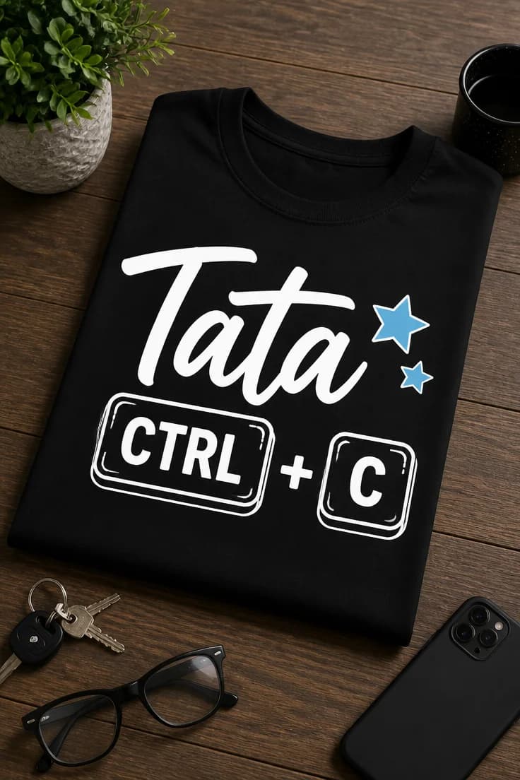 Koszulka dla taty – Tata Ctrl + C