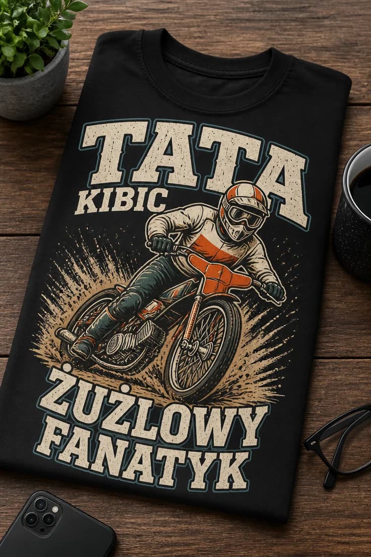 Koszulka tata kibic żużlowy fanatyk