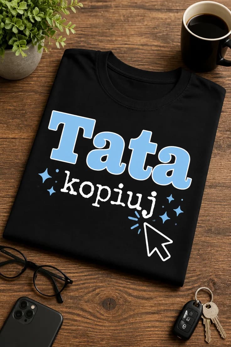 Koszulka dla taty – Tata kopiuj