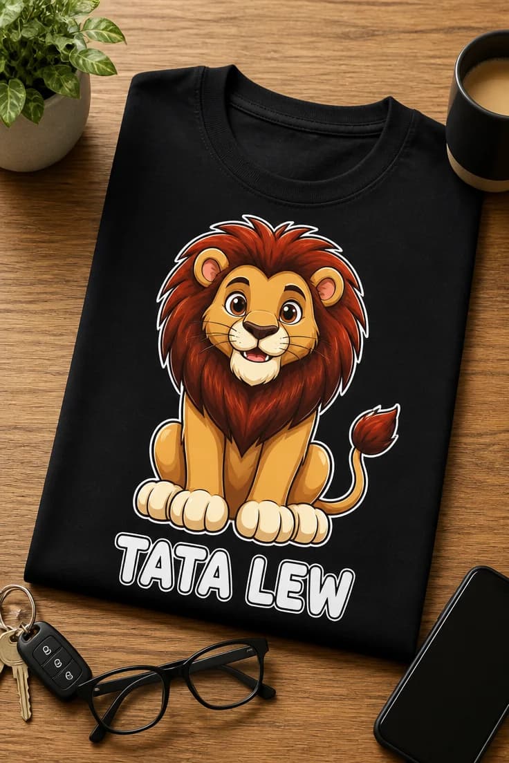Koszulka dla taty – Tata Lew