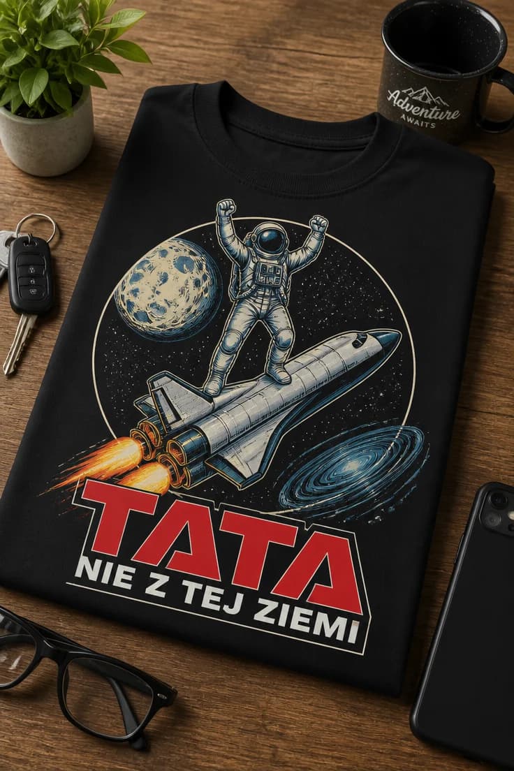 Koszulka dla taty – Tata Nie Z Tej Ziemi 2