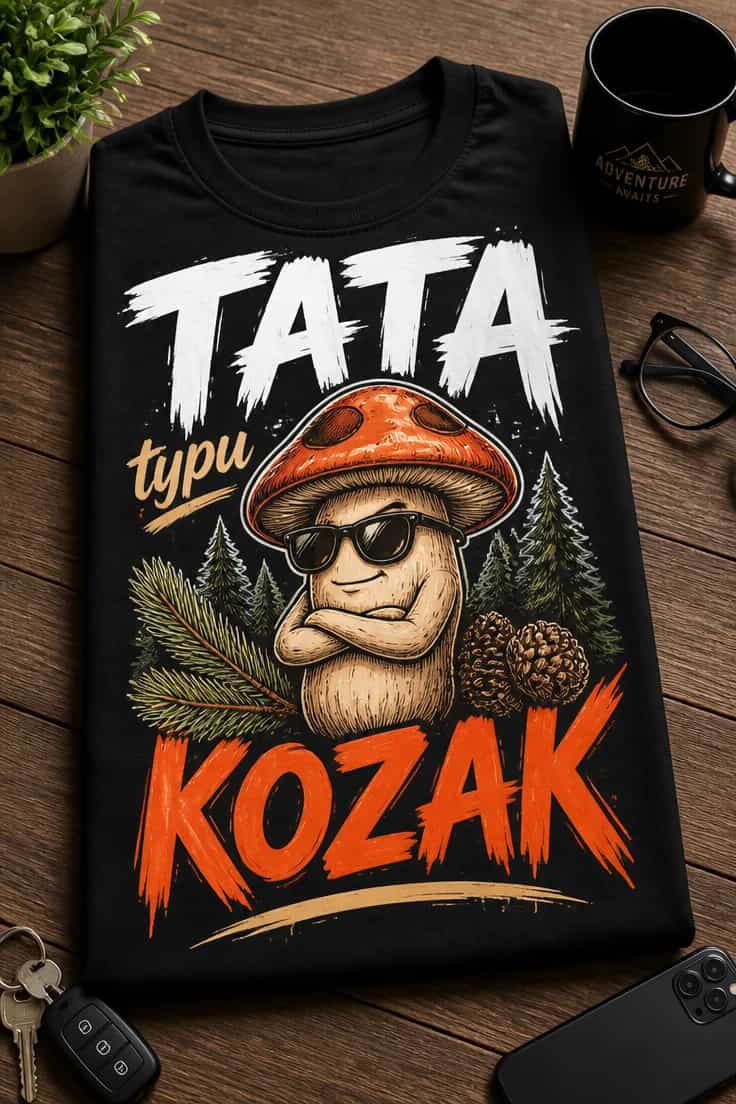 Koszulka dla taty – Tata typu Kozak